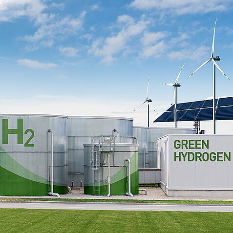 Sonne und grüner Strom