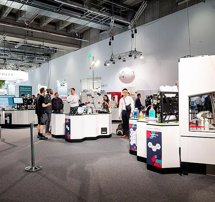 Visitors to the Digital Lab Area