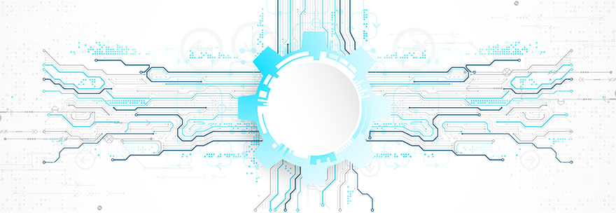 Abstract technology circuit board